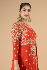 Red Chiffon KalidaarDSC08974