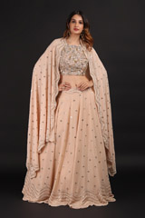 Beige Waves Butis Lehenga2301_video