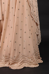 Beige Waves Butis LehengaIMG_0187