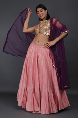 Coral Pink LehengaCRSIMG_9146