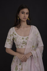 Pink Zari Lehenga_SUB8003