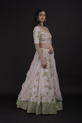 Pink Zari Lehenga_SUB8008
