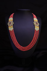 Peach Beads & Kundan SetIMG_9469