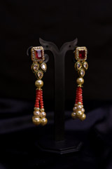 Peach Beads & Kundan SetIMG_9470