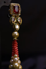 Peach Beads & Kundan SetIMG_9472