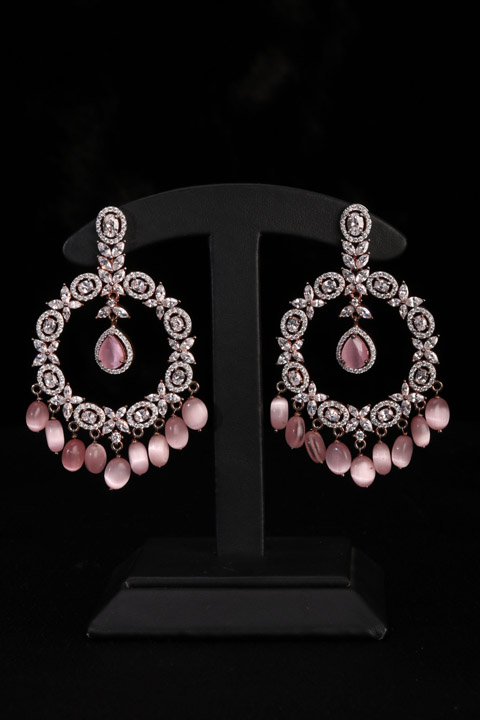 Baby Pink Drop Earrings