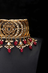 Golden Choker with EarringsIMG_0718