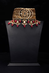 Golden Choker with EarringsIMG_0720