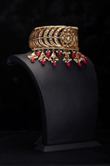 Golden Choker with EarringsIMG_0722
