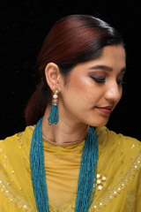 Blue Beads Necklace SetIMG_1112