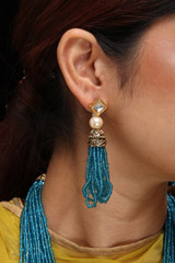 Blue Beads Necklace SetIMG_1113