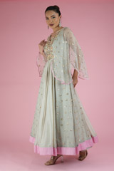 Grey Gown with Bat sleevesDSC02230