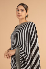 Black And Grey Handwoven Silk SareeDSC00967