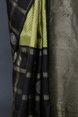 Black And Green Silk SareeIMG_6461