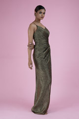 Golden Slit GownDSC02407