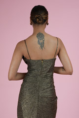 Golden Slit GownDSC02413