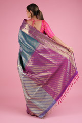 Sea Green Silk SareeDSC05891