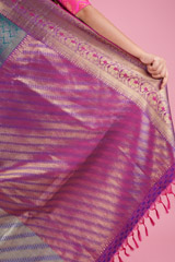 Sea Green Silk SareeDSC05892