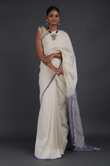 Saree With Striped Pallu2374_video