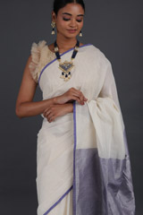 Saree With Striped PalluIMG_3687