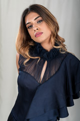 Ruffled Saree Gown_DSC2938-Edit