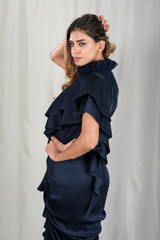 Ruffled Saree Gown_DSC2945-Edit