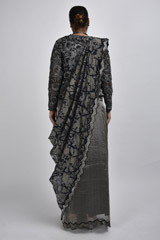 Half And Half Organza And Tissue Saree Blouse Set_DSC3024