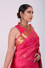 Fuschia Pink Zari SareeIMG_9549