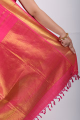 Fuschia Pink Zari SareeIMG_9560