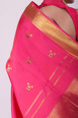 Fuschia Pink Zari SareeIMG_9561