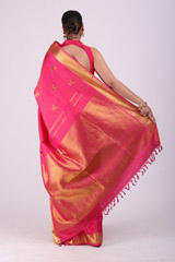 Fuschia Pink Zari SareeIMG_9562