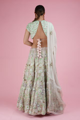 Multicolor Zari LehengaDSC02396