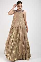 Gold Printed Top Bottom Set_SUB0641