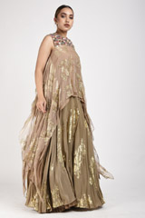 Gold Printed Top Bottom Set_SUB0644