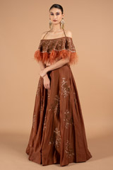 Offshoulder Crop Top And SkirtDSC01788