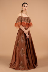 Offshoulder Crop Top And SkirtDSC01789