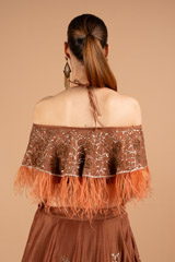 Offshoulder Crop Top And SkirtDSC01794