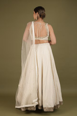 Gold Foil Printed LehengaDSC02333