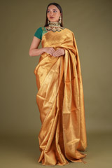Golden Tissue Kanchivaram SareeDSC03894