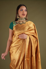 Golden Tissue Kanchivaram SareeDSC03897