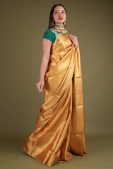 Golden Tissue Kanchivaram SareeDSC03900