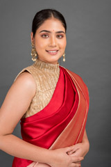 Red Silk saree_DSC5992-Edit