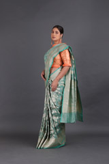 Mint Green Silk SareeIMG_5477