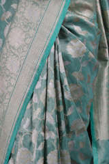 Mint Green Silk SareeIMG_5491