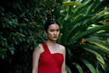 Red Draped Peplum Gown_DSC6612