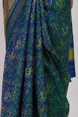 Dual Shade Ikat SareeIMG_5508