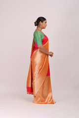 Pink Silk SareeIMG_5592