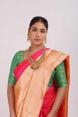 Pink Silk SareeIMG_5597