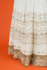 Ivory Chikankari Lehenga SetDSC02346
