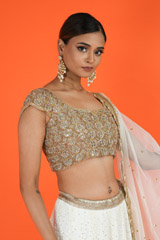 Ivory Chikankari Lehenga SetDSC02347